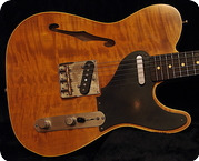 Real Guitars-Custom Build Thinline T-2023-Translucent Amber
