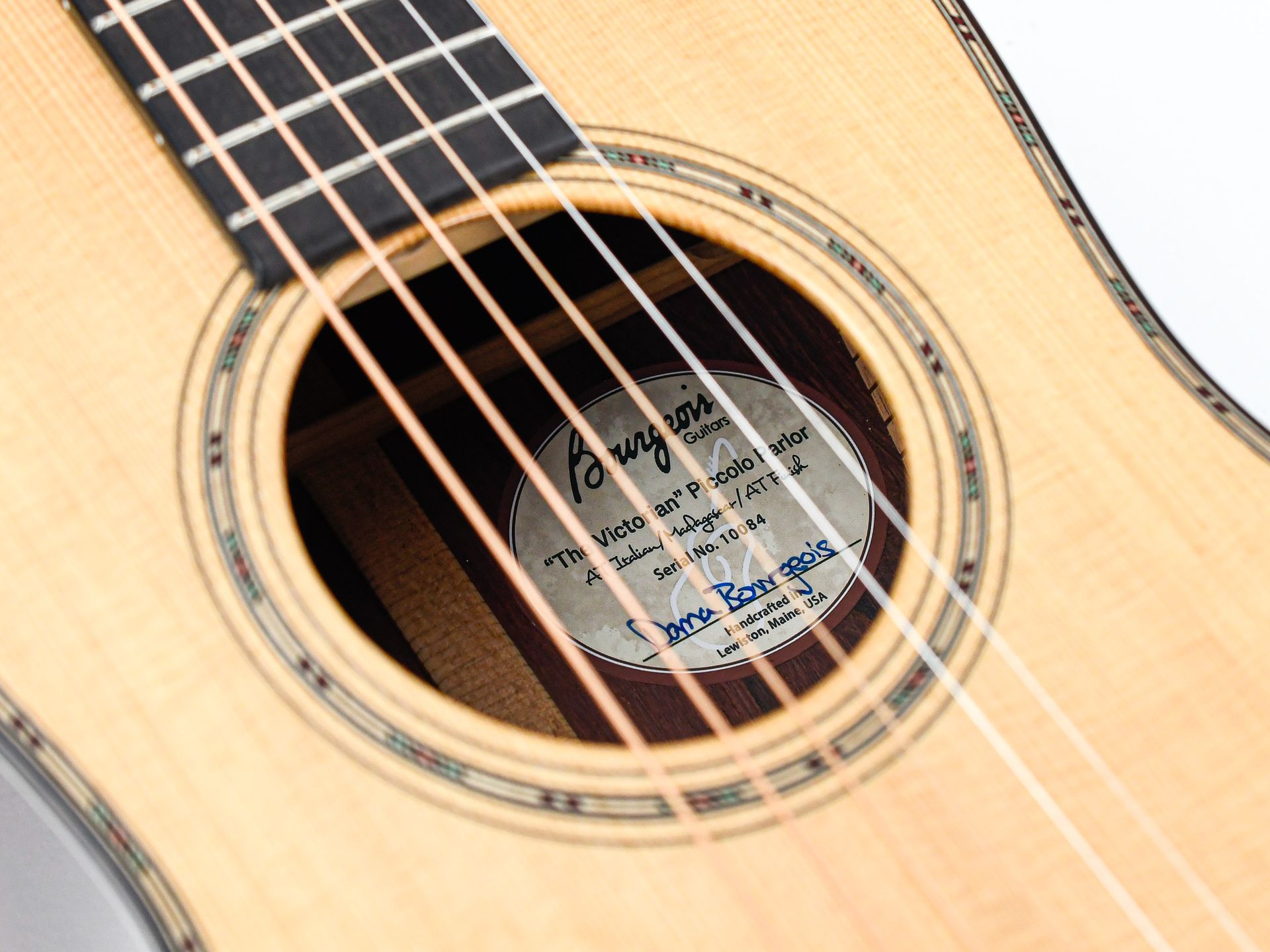 Bourgeois The Victorian Piccolo Parlor Guitar For Sale The Fellowship