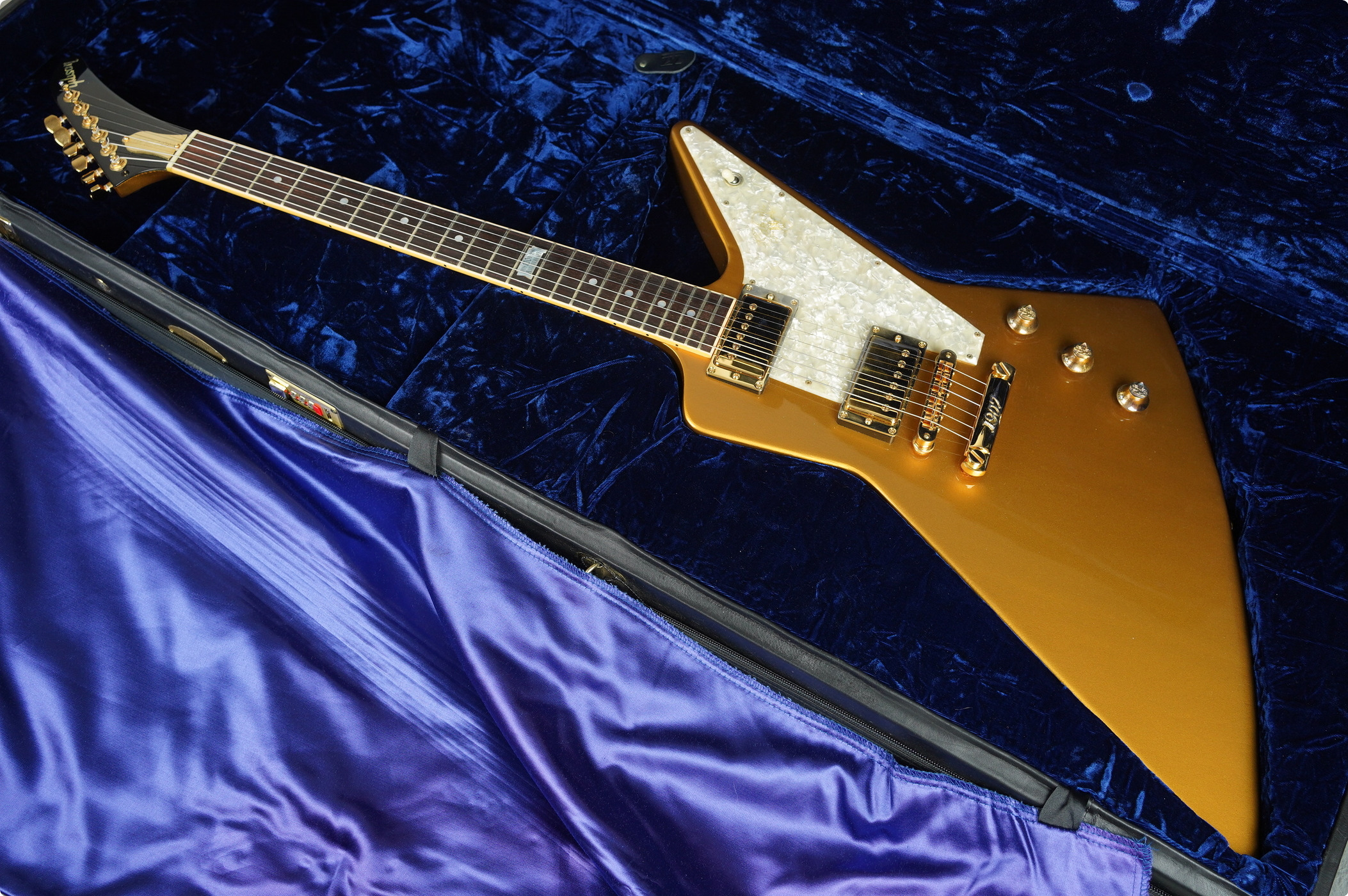 Gibson Centenary Explorer + Cygnet Ring Nr MINT! + OHSC 1994 Gold