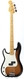Fender-Precision Bass '57 Reissue Lefty-1998-Sunburst