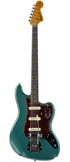 Fender Custom Shop B2 Bass Vi Journeyman Aged Sherwood Green Metallic