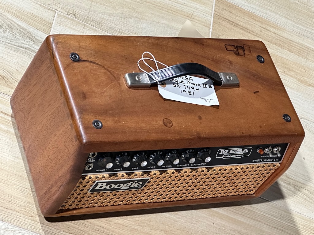 Mesa Boogie Mark IIB Head 1981 Wood & Rattan Amp For Sale Guitarbroker