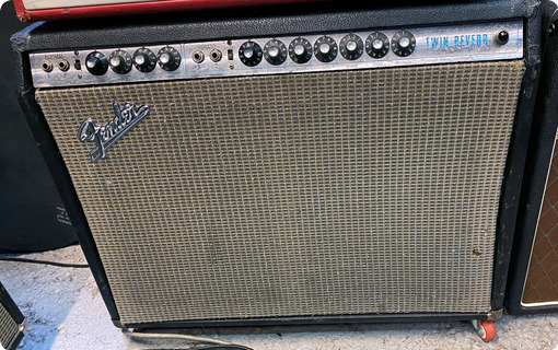 Fender Twin Reverb 1971 Silver Face Amp For Sale Hendrix Guitars