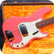 Fender Custom Shop Relic '63 Precision 2020-Faded Fiesta Red