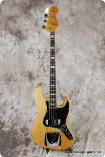 Fender Jazz Bass 1978 Natural