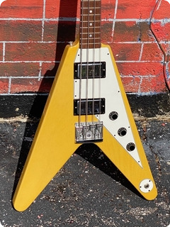 Gibson Flying V '58 Reissue Bass 1999 Tv Yellow