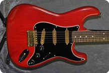 Clern-STR-60 Custom, Ooak (One Of A Kind). Brass Special-Cherry Red