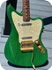 Fender-Jaguar Custom Fred Stuart Master Built-1993-See-thru Green