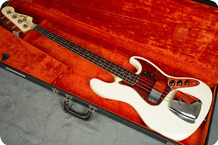Fender-Jazz Bass -1964-Olympic White