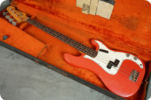 Fender-Precision Bass-1966- Original Fiesta Red