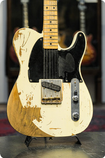 Fender Custom Shop Tribute Series Jeff Beck Esquire Heavy Relic John Cruz  2006 White Blonde