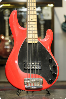 Ernie Ball Music Man Stingray 5 1988 Fire Engine Red