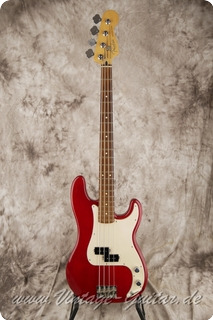 Fender Precision Bass See Thru Red