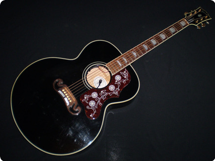 Gibson Sj200 Ebony 2010 Black