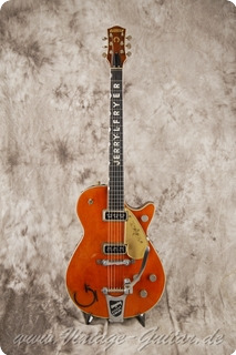 Gretsch 6121 Chet Atkins 1956 Brown Mahogany, Orange Finish