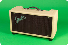 Fender-Reverb Unit-1996-White With Oxblood