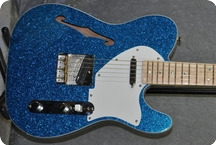 Clern TLE Thinline 69 Ooak One Of A Kind. 2024 Ice Blue Sparkle