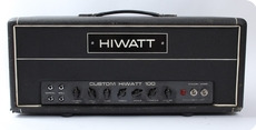 Hiwatt Dr103 Custom 100 1970 Black 