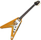 Gibson Custom Shop-FLYING V 1958 KORINA WHITE PICKGUARD 2H HT RW - VOS NATURAL