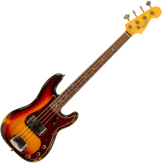 Fender Custom Shop Precision Bass 1961 Rw #cz556533   Relic 3 Color Sunburst   1961