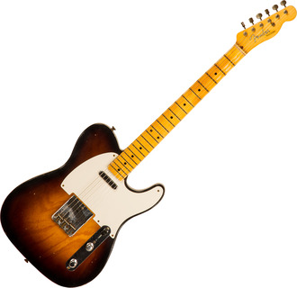 Fender Custom Shop Tele 1955 Ltd 2s Ht Mn #cz560649   Relic Wide Fade 2 Color Sunburst 1955