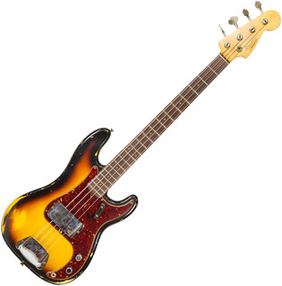 Fender Custom Shop Precision Bass 1963 Rw #cz560028   Heavy Relic Aged 3 Color Sunburst