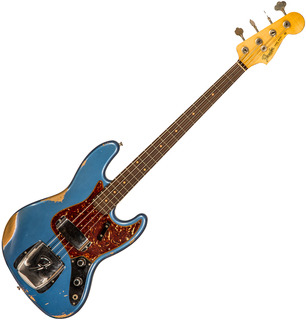 Fender Custom Shop Jazz Bass 1961 Rw #cz556667   Heavy Relic Lake Placid Blue 1961