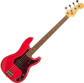 Fender Custom Shop Precision Bass 1962 Rw #r126357   Journeyman Relic Fiesta Red