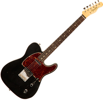 Fender Custom Shop Tele 1960 2s Ht Rw #r114759   Journeyman Relic Black