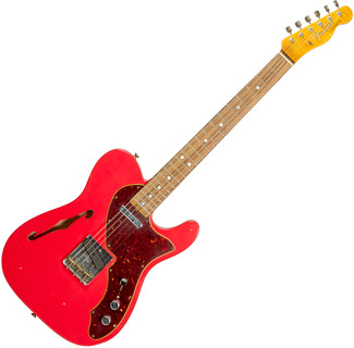 Fender Custom Shop Tele Thinline '60s Ltd 2s Ht Rw #cz544990   Journeyman Relic Fiesta Red