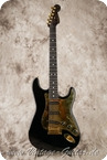 Fender Stratocaster Aluminum Black Gold 1995 Black