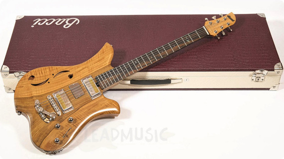 Bacci Guitars Leonardo S Hollow Noce 28″ Gold Foil & Tremolo  2024