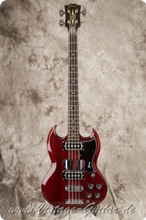 Framus S 375 Sg Bass Copy 1971 Winered