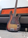 Fender Precision Bass Fretless 1976 Sunburst