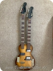 Hofner-191 Doubleneck Guitar - Bass-Sunburst