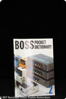 Boss Pocket Dictionary Volume 2 1985