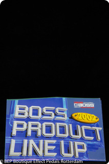 Boss Product Line Up 2002