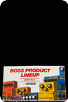 Boss Product Line Up 2005