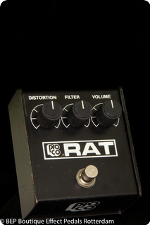 Proco Small Box Rat 1984 Black With Black Lettering