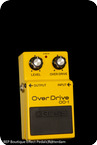 Boss OD 1 Over Drive Black Label Yellow