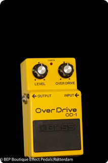 Boss Od 1 Over Drive (black Label) Yellow