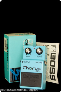 Boss Ce 2 Chorus (black Label) 1988 Blue