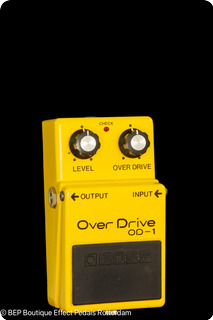 Boss Od 1 Over Drive (black Label) Yellow