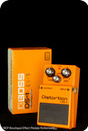 Boss DS 1 Distortion Silver Label Orange