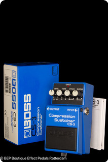 Boss Cs 3 Compression Sustainer (black Label) Blue