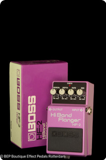 Boss Hf 2 Hi Band Flanger (green Label) Pink