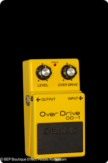 Boss Od 1 Over Drive (black Label) Yellow