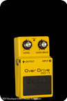 Boss OD 1 Over Drive Black Label Yellow