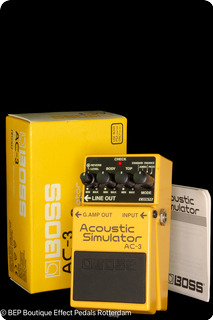 Boss Ac 3 Acoustic Simulator (dark Gray Label) Yellow