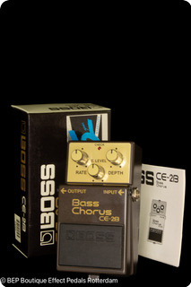 Boss Ce 2b Bass Chorus (green Label) Brown